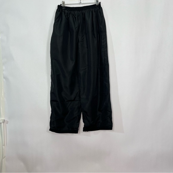 Black and Gold Appliqué 2 piece Pants suit set Semi Sheer Long Sleeves NWT Sz 10 - Picture 6 of 9